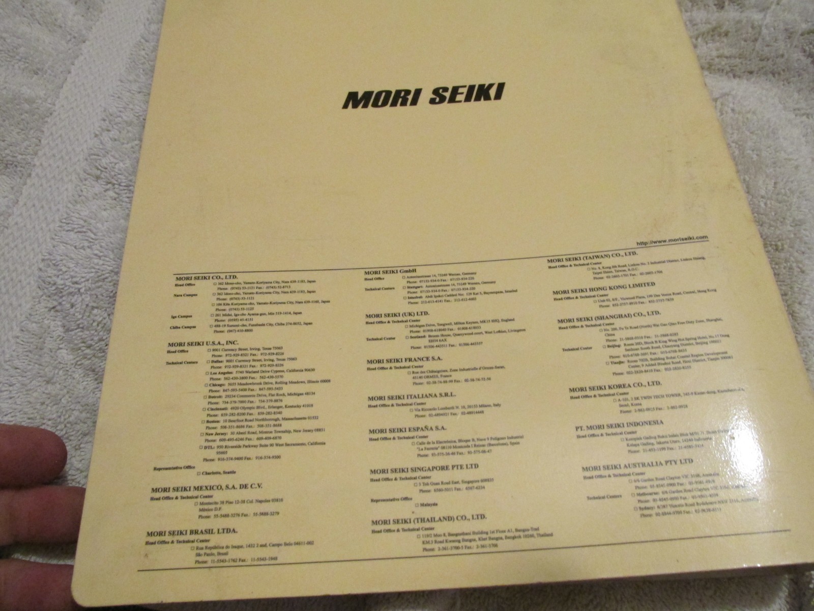 Factory Mori Seiki Electrical Circuit Ladder Diagram NH4000 Pmate iH OEM BOOK