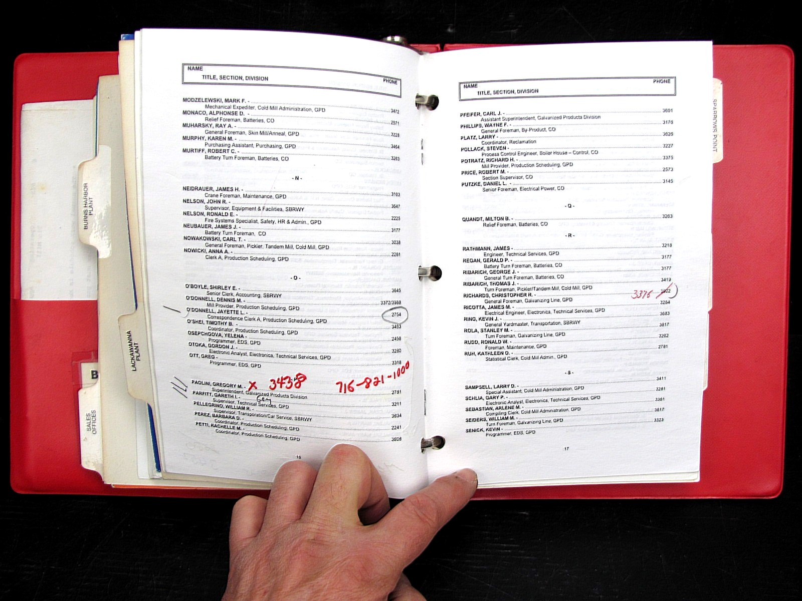 Vintage BETHLEHEM STEEL – RARE – Corporate Telephone Directory w/ I-BEAM LOGO