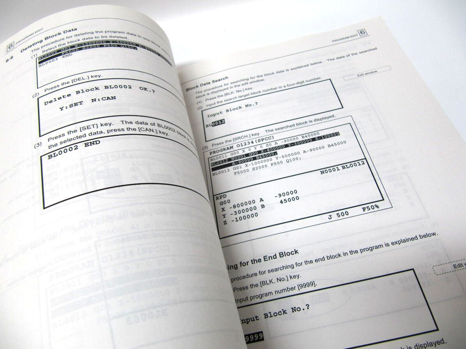 Yamazaki Mazak Corp. Operating Manual Mazak & Fanucl L-64 Teaching Box H762SA001