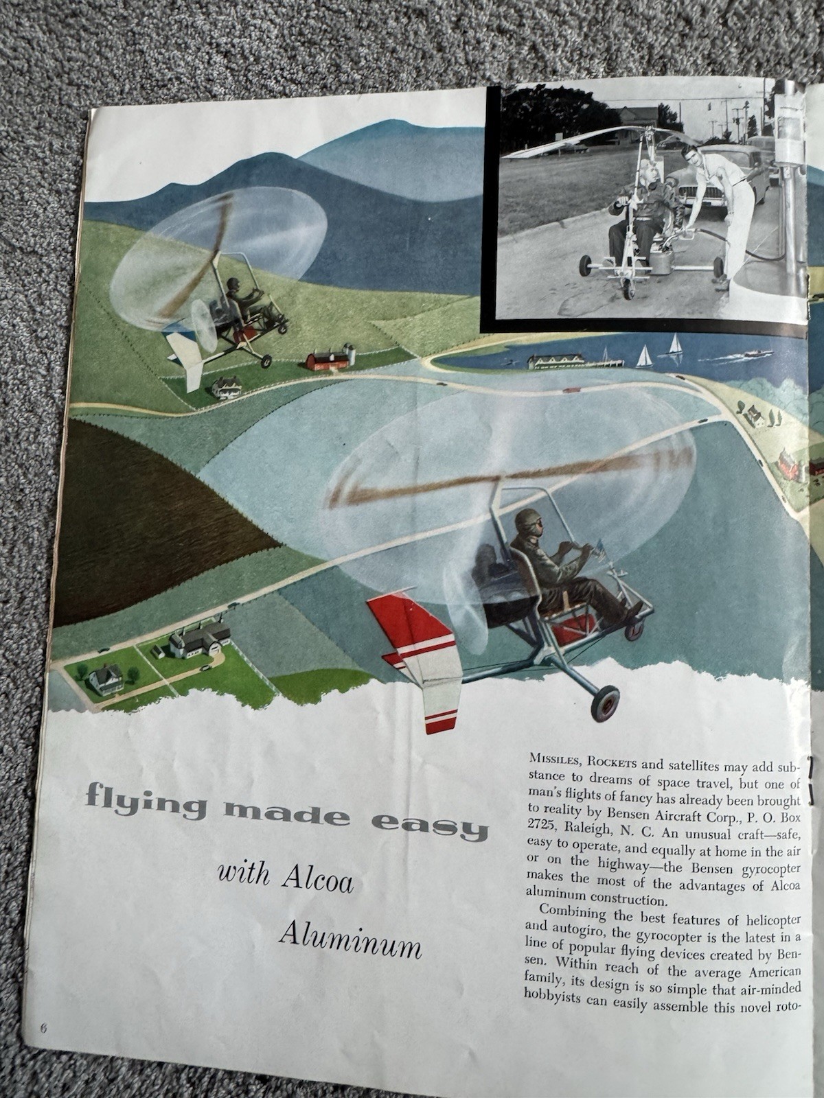 Vintage 1958 Alcoa Aluminum Advertising Brochure Magazine