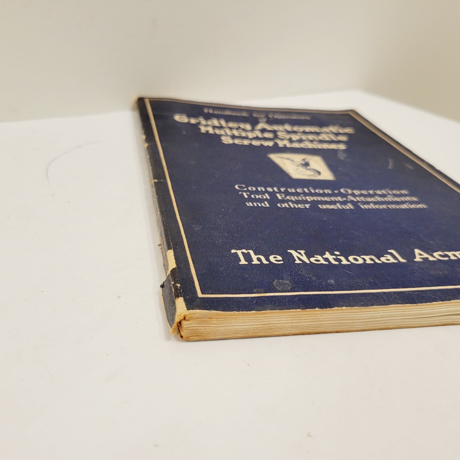 Vtg 1924 Handbook Operators Gridley Automatic Screw Machines National Acme Co