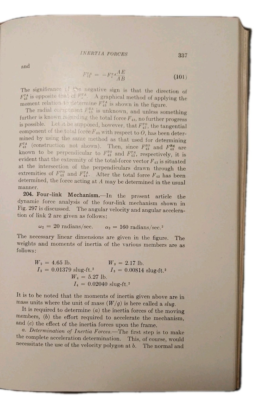 Vintage 1948 Mechanics of Machinery Ham & Crane 3rd Ed Textbook W/ 1949 Schedule