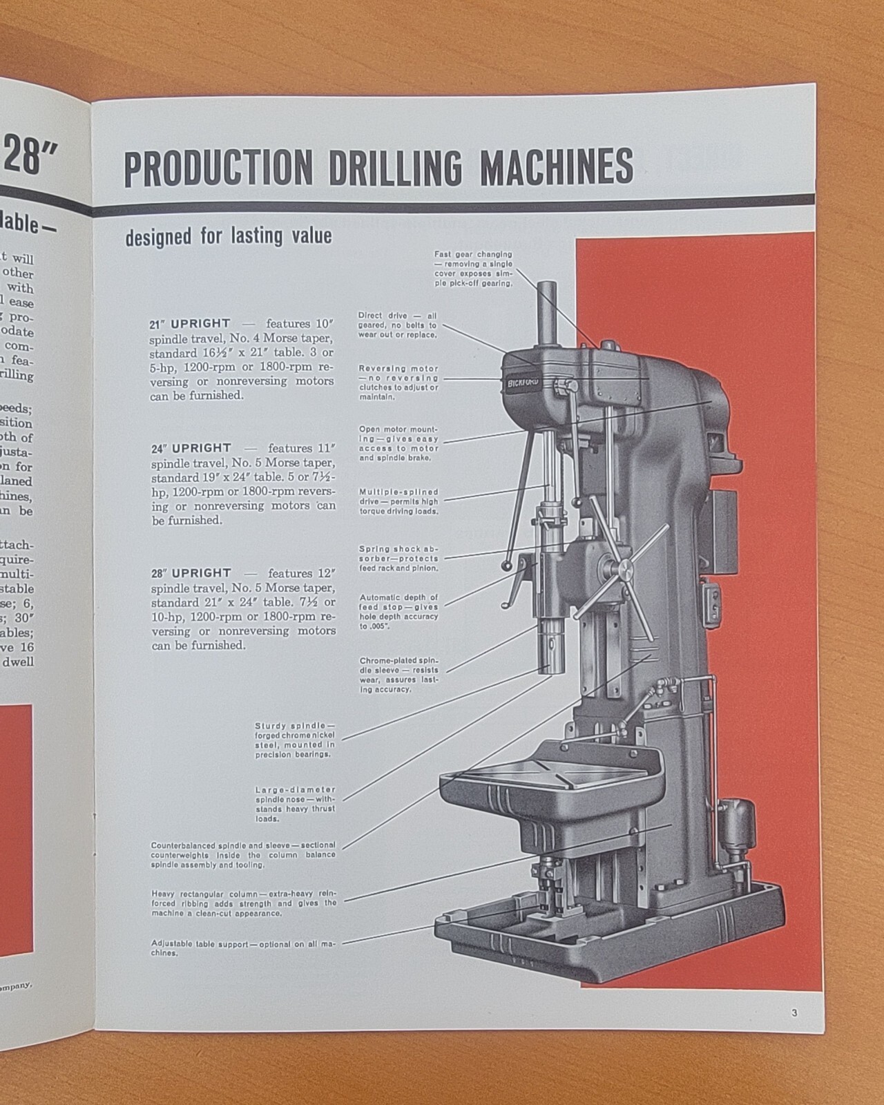 Cincinnati Bickford G&L Catalog Gen. Purpose Upright Drilling Machines Catalog