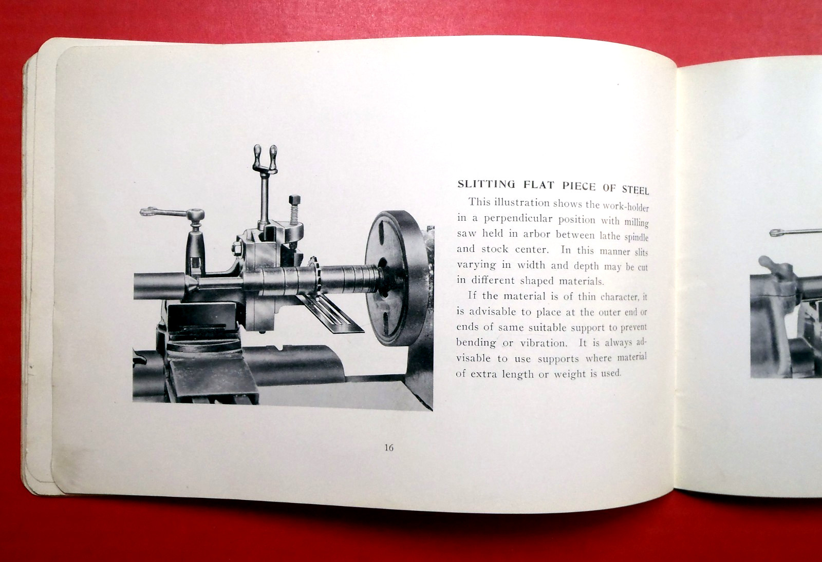 PASCHALL LATHE Milling Attachment 1930s Owner Manual _m2