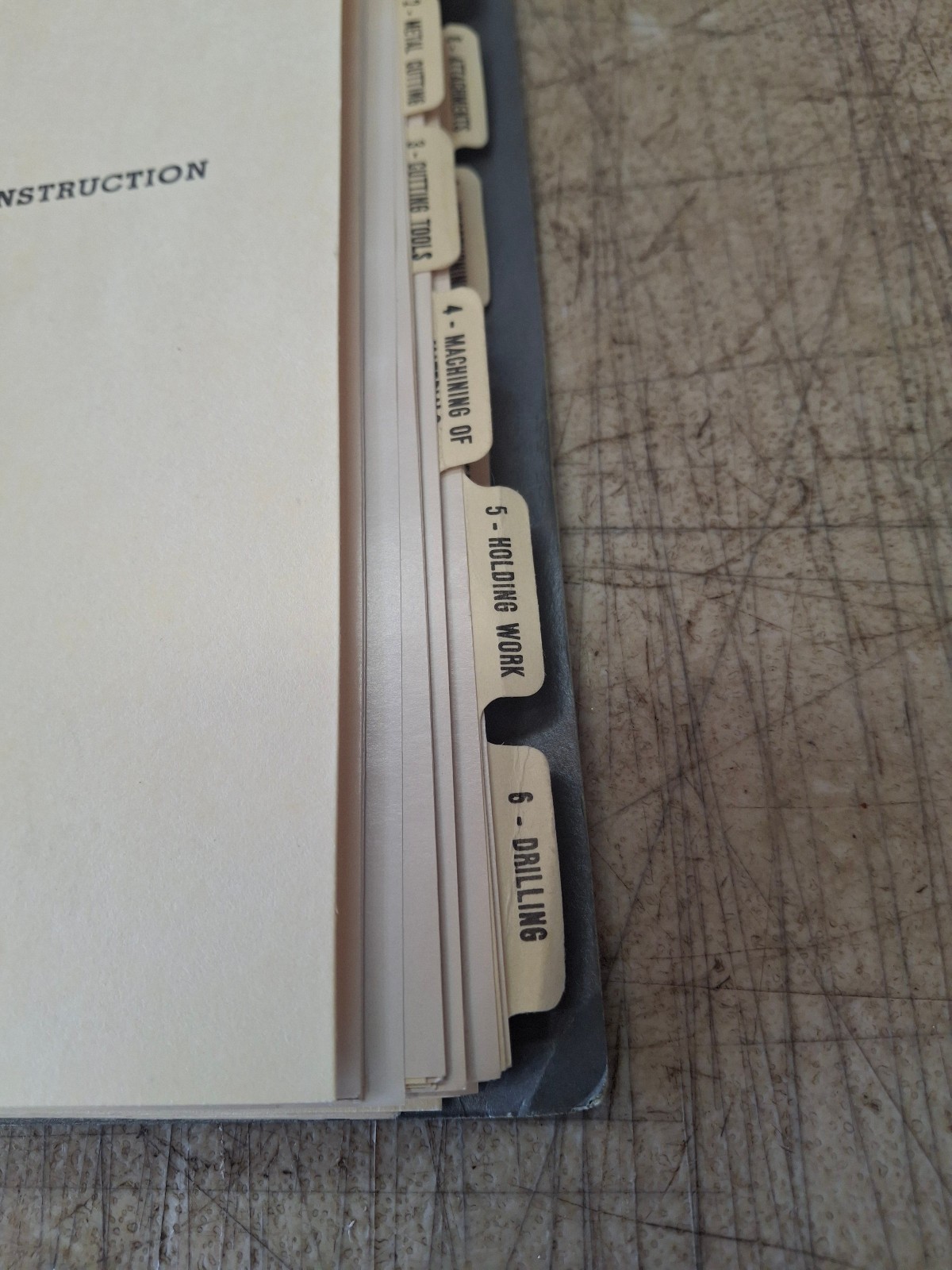 Vintage Atlas Manual of Lathe Operation & Machinist Tables Book Nice!
