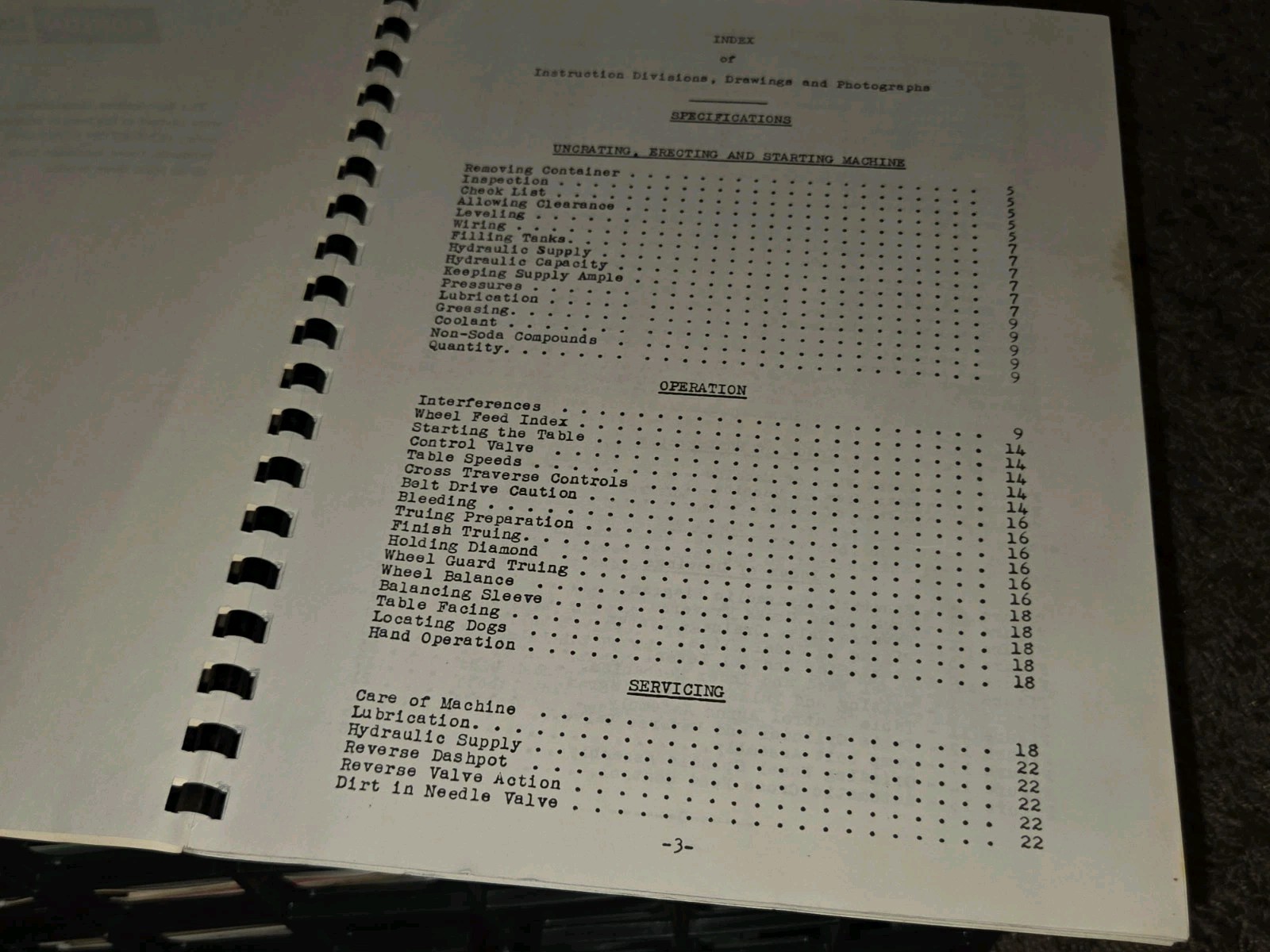 NORTON INSTRUCTION OPERATOR PART MANUAL Hydra SURFACE GRINDER 10″ Warner Swasey