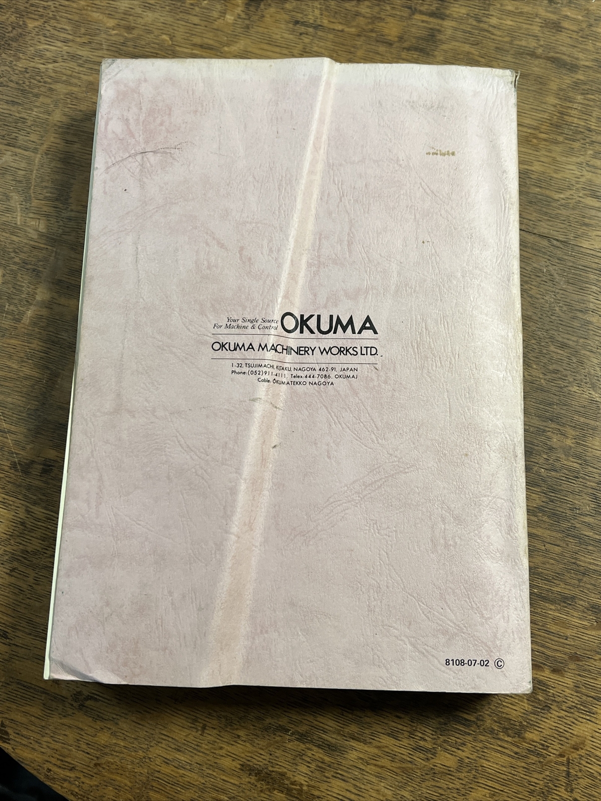 Okuma LC20 CNC Lathe Operation and Maintenance Manual