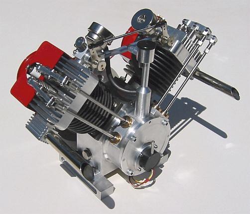 Howell V-Twin 4-Cycle Gas Engine Plans PDF