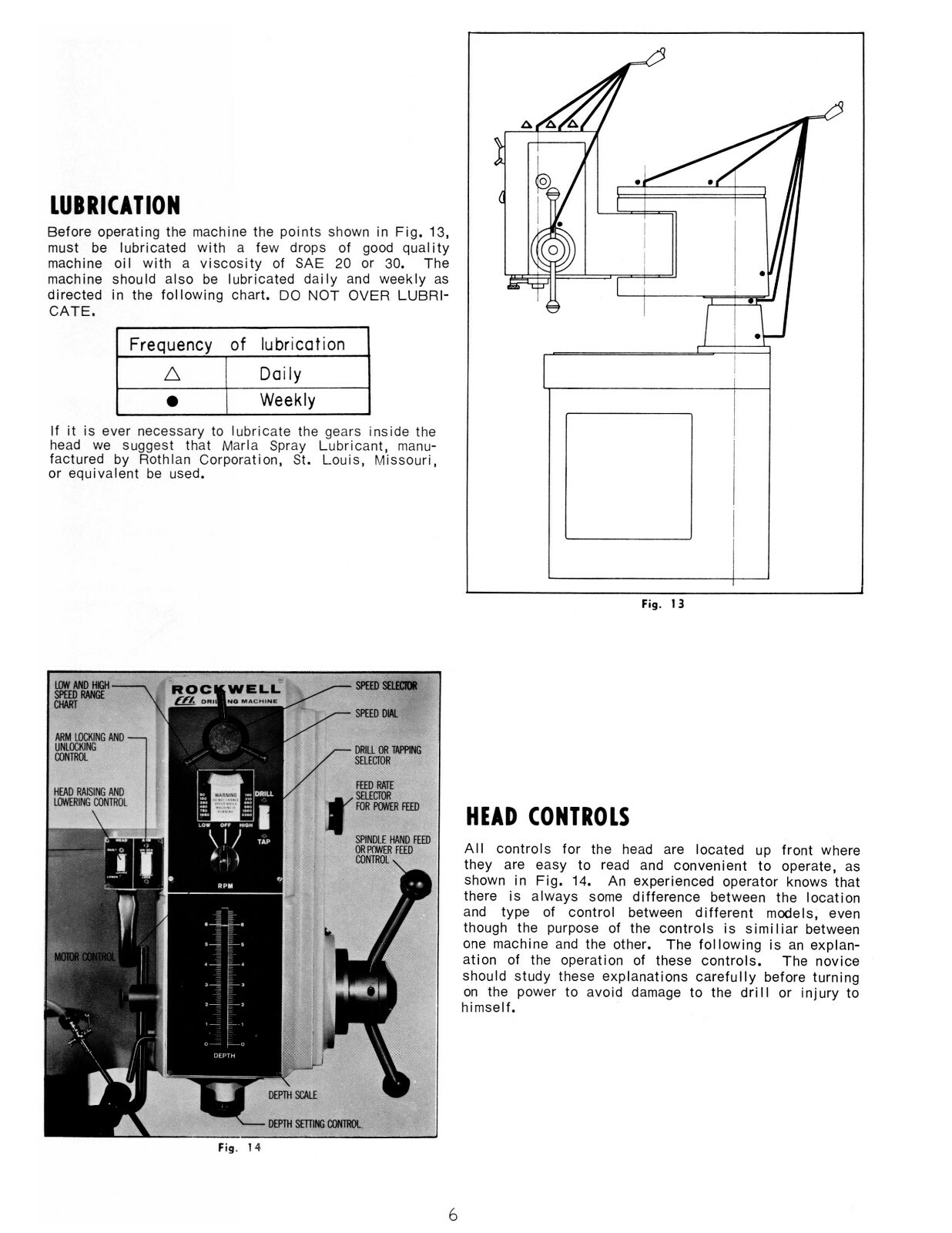 Rockwell 70-150 Geared Head Drilling Machine Operator & Parts List Manual #1901