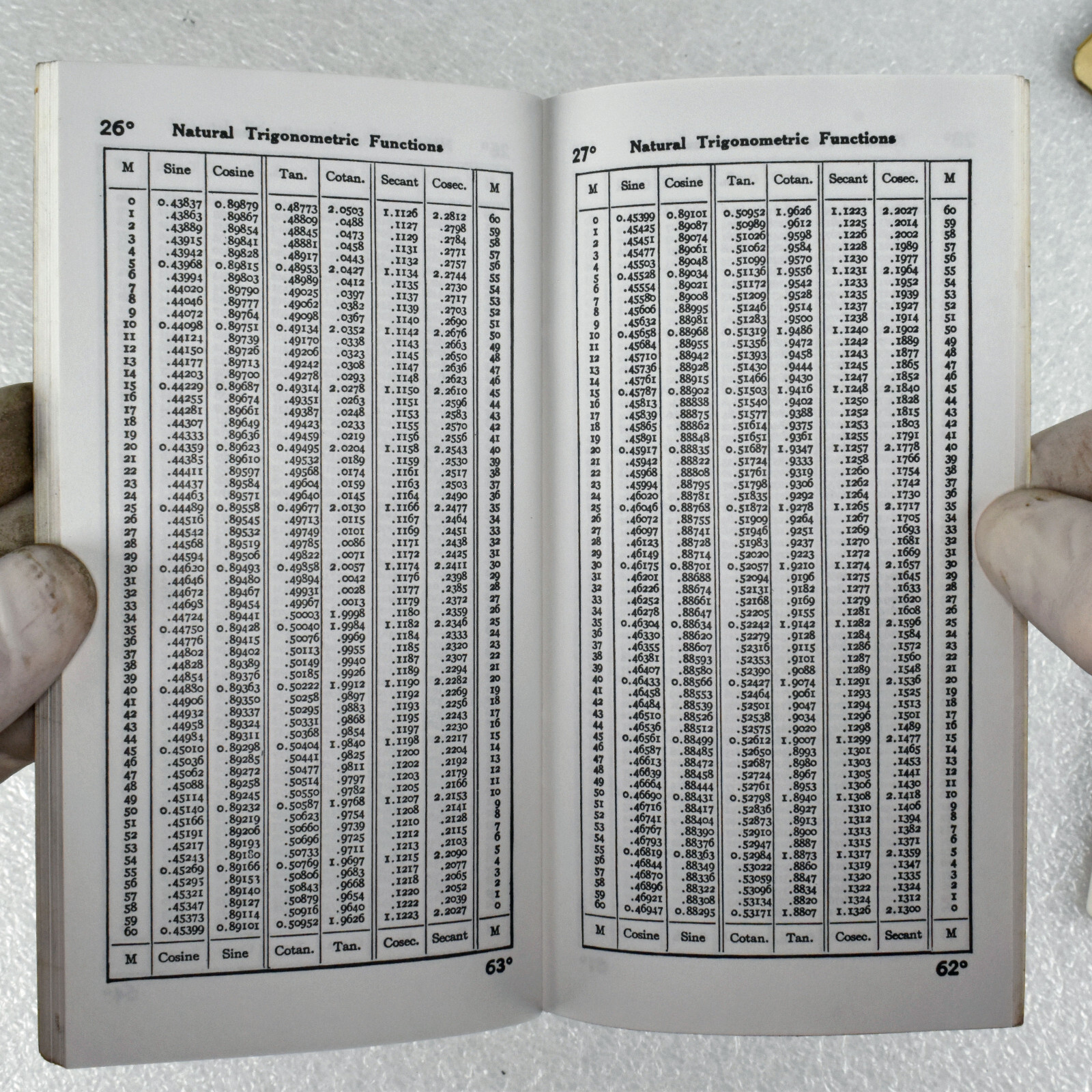 VTG Lot of Machinist Reference Guide Chart Cards Booklet Carr Lane Trigonometry