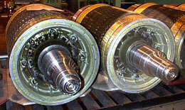 Locomotive traction motor rotor