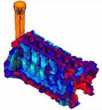 Solidifcation modeling of GM engine block